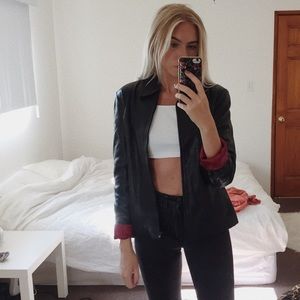 Vintage Genuine Lambskin Leather Jacket